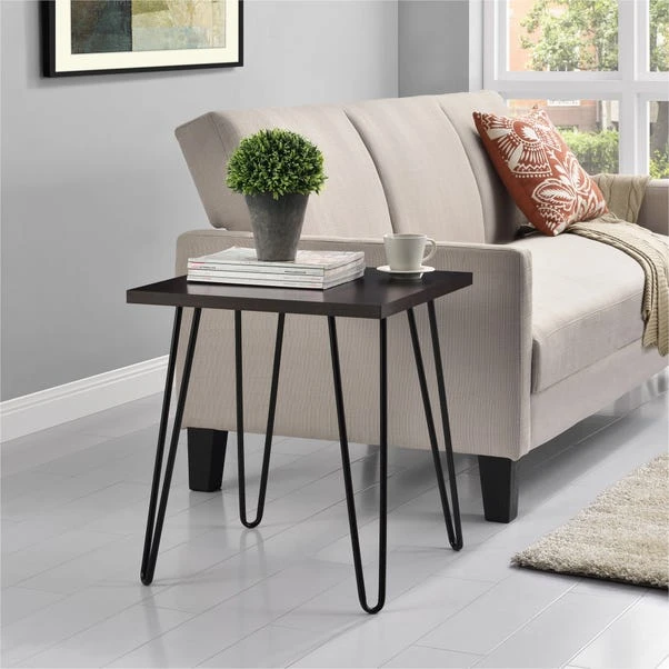 Dunelm Owen Retro Hairpin Side Table 1 Dunelm Owen Retro Hairpin Side Table