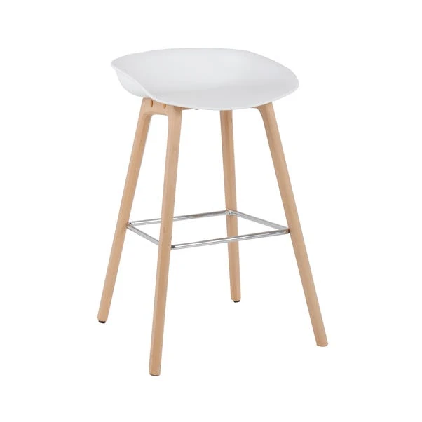 Dunelm Erik White Bar Stool 1 Dunelm Erik White Bar Stool