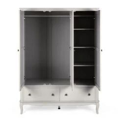 Dunelm Clara Triple Wardrobe, Grey -Furniture Sale Shop 30712489 alt04