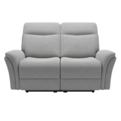 Dunelm Monte Plain Chenille Reclining 2 Seater Sofa