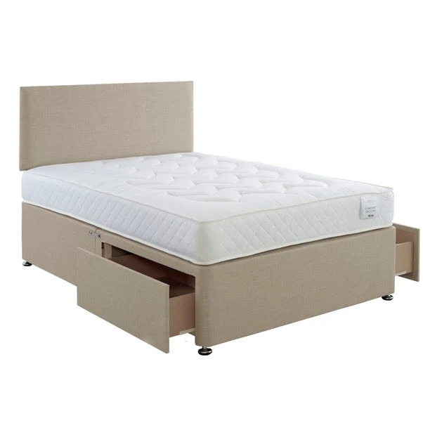 Dunelm Comfort Divan Bed With Mattress 1 Dunelm Comfort Divan Bed With Mattress