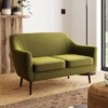 Dunelm Eddie Velvet 2 Seater Small Tub Sofa