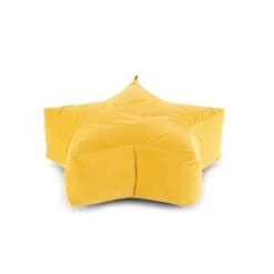 Dunelm Kid's Isla Star Pouffe Citrus -Furniture Sale Shop 30727048 alt02