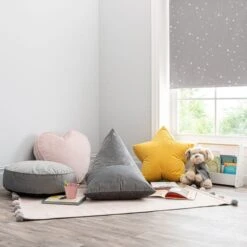 Dunelm Kid's Isla Circle Pouffe Light Grey 11 Dunelm Kid's Isla Circle Pouffe Light Grey -Furniture Sale Shop 30727063 alt06