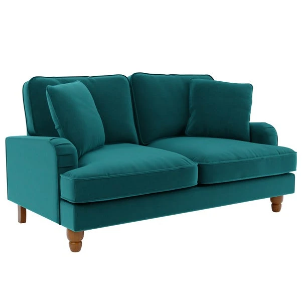 Dunelm Beatrice Matte Velvet 2 Seater Sofa 3 Dunelm Beatrice Matte Velvet 2 Seater Sofa - Image 3