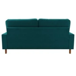 Dunelm Beatrice Matte Velvet 3 Seater Sofa -Furniture Sale Shop 30727298 alt04