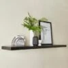 Dunelm Black Floating Shelf