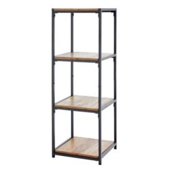 Dunelm Modular 4 Shelf Black Frame Component -Furniture Sale Shop 30733561 alt04