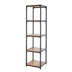 Dunelm Modular 5 Shelf Black Frame Component -Furniture Sale Shop 30733562 alt04