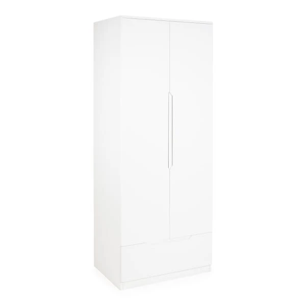 Dunelm Larson Double 1 Drawer Wardrobe 2 Dunelm Larson Double 1 Drawer Wardrobe - Image 2