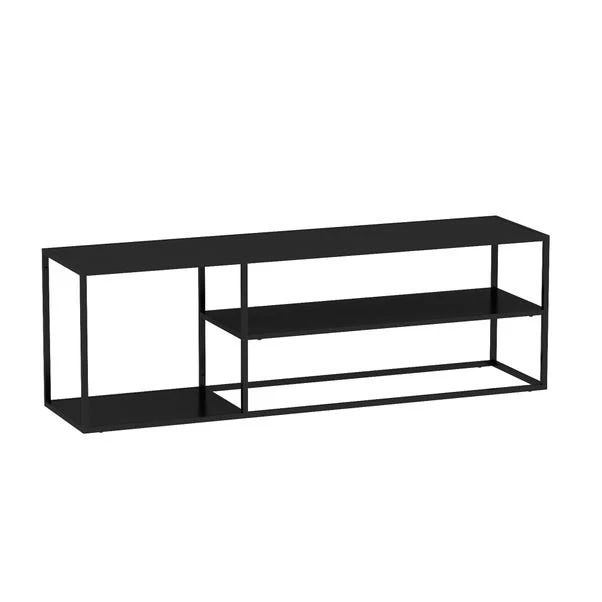 Dunelm Long Black Coffee Table Shelving Unit 4 Dunelm Long Black Coffee Table Shelving Unit - Image 4