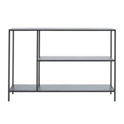 Dunelm Black Console Table Shelving Unit -Furniture Sale Shop 30737073 alt02