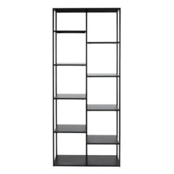 Dunelm Tall Slim Black Book Case Shelving Unit 8 Dunelm Tall Slim Black Book Case Shelving Unit -Furniture Sale Shop 30737075 alt02