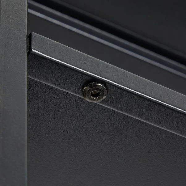 Dunelm Tall Slim Black Book Case Shelving Unit 6 Dunelm Tall Slim Black Book Case Shelving Unit - Image 6