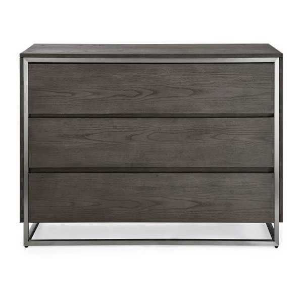 Dunelm Logan 3 Drawer Chest, Grey 3 Dunelm Logan 3 Drawer Chest, Grey - Image 3