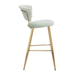 Dunelm Kendall Velvet Bar Stool -Furniture Sale Shop 30746398 alt03