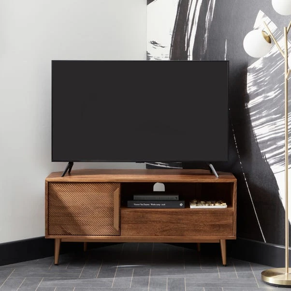 Dunelm Anya Corner TV Unit 1 Dunelm Anya Corner TV Unit