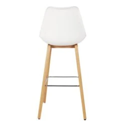 Dunelm Erik Bar Stool With White Back -Furniture Sale Shop 30747699 alt05