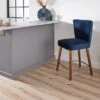 Dunelm Isla Velvet Bar Stool