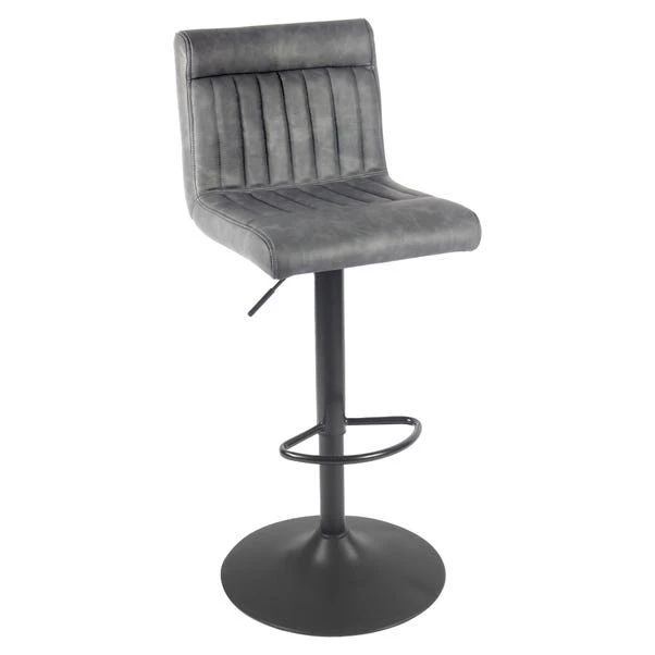 Dunelm Felix Faux Leather Bar Stool 2 Dunelm Felix Faux Leather Bar Stool - Image 2
