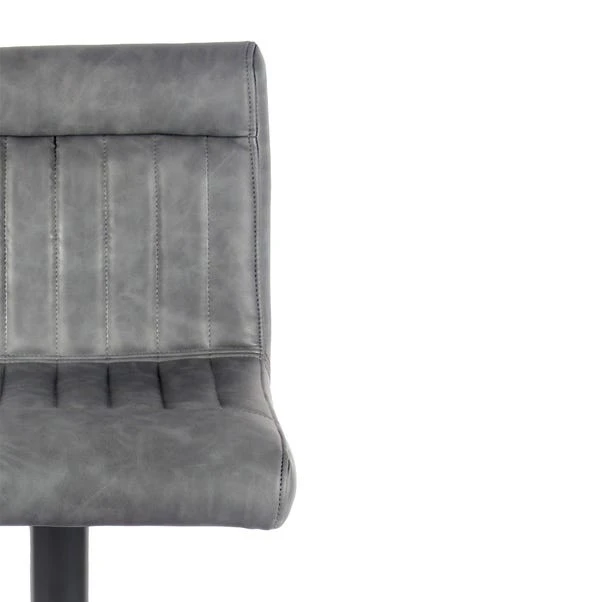 Dunelm Felix Faux Leather Bar Stool 6 Dunelm Felix Faux Leather Bar Stool - Image 6