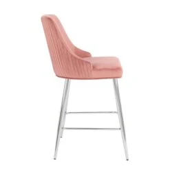 Dunelm Peyton Velvet Bar Stool 8 Dunelm Peyton Velvet Bar Stool -Furniture Sale Shop 30748311 alt03