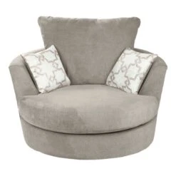 The Original Sofa Company Washington Brushed Chenille Swivel Chair -Furniture Sale Shop 30748415 alt02