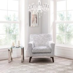 Dunelm Crushed Velvet Armchair Cover