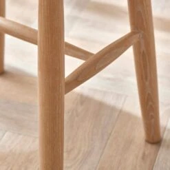 Dunelm Churchgate Ash Wood Stool -Furniture Sale Shop 30748634 alt02