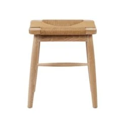 Dunelm Churchgate Ash Wood Stool -Furniture Sale Shop 30748634 alt03