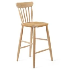 Dunelm Churchgate Ash Wood Spindle Bar Stool -Furniture Sale Shop 30748639 alt04