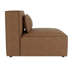 Dunelm Modular Arne Faux Leather Armless Piece -Furniture Sale Shop 30752692 alt03