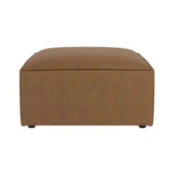 Dunelm Modular Arne Faux Leather Footstool -Furniture Sale Shop 30752696 alt02