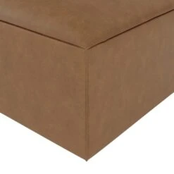 Dunelm Modular Arne Faux Leather Footstool -Furniture Sale Shop 30752696 alt03