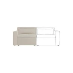 Dunelm Modular Arne Natural Luna Left Hand Seat
