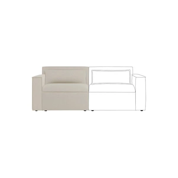 Dunelm Modular Arne Natural Luna Left Hand Seat 1 Dunelm Modular Arne Natural Luna Left Hand Seat