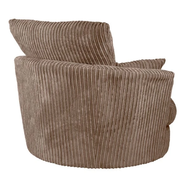 Dunelm Blake Jumbo Cord Swivel Chair 4 Dunelm Blake Jumbo Cord Swivel Chair - Image 4