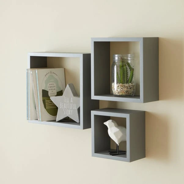 Dunelm Set Of 3 Cube Shelves 1 Dunelm Set Of 3 Cube Shelves