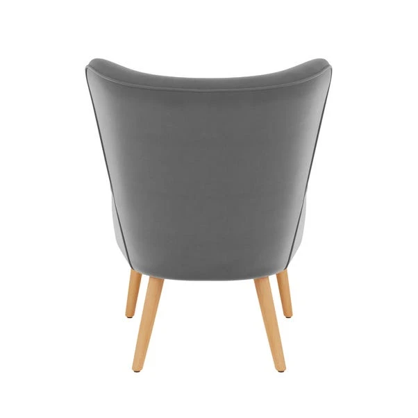 Dunelm Eliza Velvet Cocktail Chair 5 Dunelm Eliza Velvet Cocktail Chair - Image 5