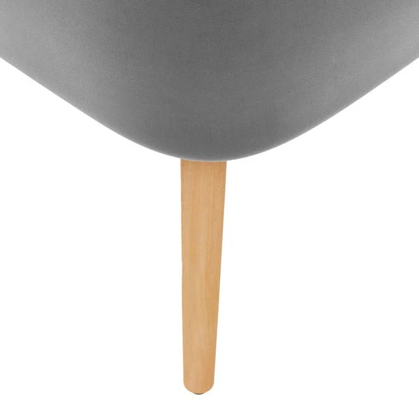 Dunelm Eliza Velvet Cocktail Chair 6 Dunelm Eliza Velvet Cocktail Chair - Image 6