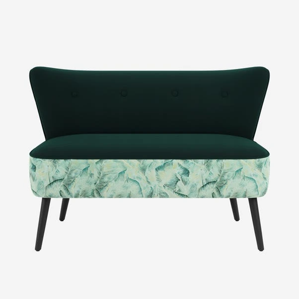 Dunelm Eliza Malawi Jacquard Velvet 2 Seater Sofa 3 Dunelm Eliza Malawi Jacquard Velvet 2 Seater Sofa - Image 3