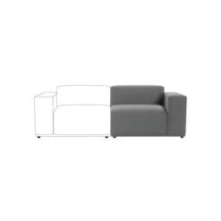 Dunelm Modular Cruz Velvet Right Hand Seat
