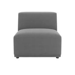 Dunelm Modular Cruz Velvet Armless Seat -Furniture Sale Shop 30758093 alt02