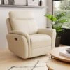 Dunelm Monte Distressed Faux Leather Reclining Armchair