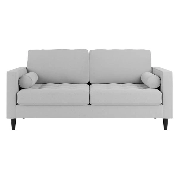 Dunelm Zoe Light Grey Boucle 3 Seater Sofa Bed 4 Dunelm Zoe Light Grey Boucle 3 Seater Sofa Bed - Image 4