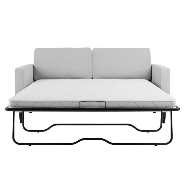 Dunelm Zoe Light Grey Boucle 3 Seater Sofa Bed 5 Dunelm Zoe Light Grey Boucle 3 Seater Sofa Bed - Image 5