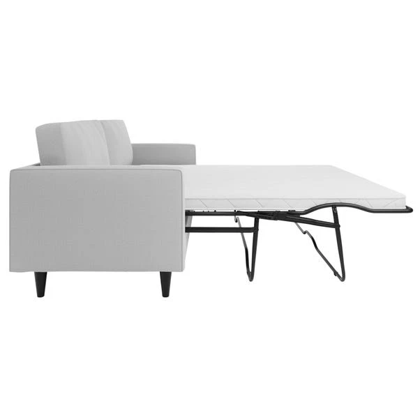 Dunelm Zoe Light Grey Boucle 3 Seater Sofa Bed 6 Dunelm Zoe Light Grey Boucle 3 Seater Sofa Bed - Image 6