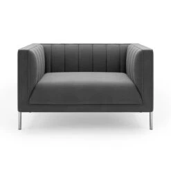 Dunelm Bellamy Luxe Velvet Snuggle Chair 8 Dunelm Bellamy Luxe Velvet Snuggle Chair -Furniture Sale Shop 30764681 alt02