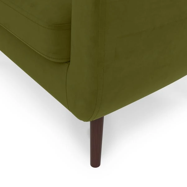 Dunelm Eddie Velvet Large Armchair 6 Dunelm Eddie Velvet Large Armchair - Image 6