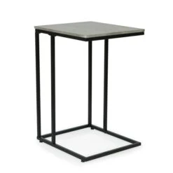 Dunelm Charlie Concrete Effect C-Shaped Side Table 9 Dunelm Charlie Concrete Effect C-Shaped Side Table -Furniture Sale Shop 30765713 alt03